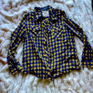 Arizona Jeans‎ Long Sleeve Flannel Button Down